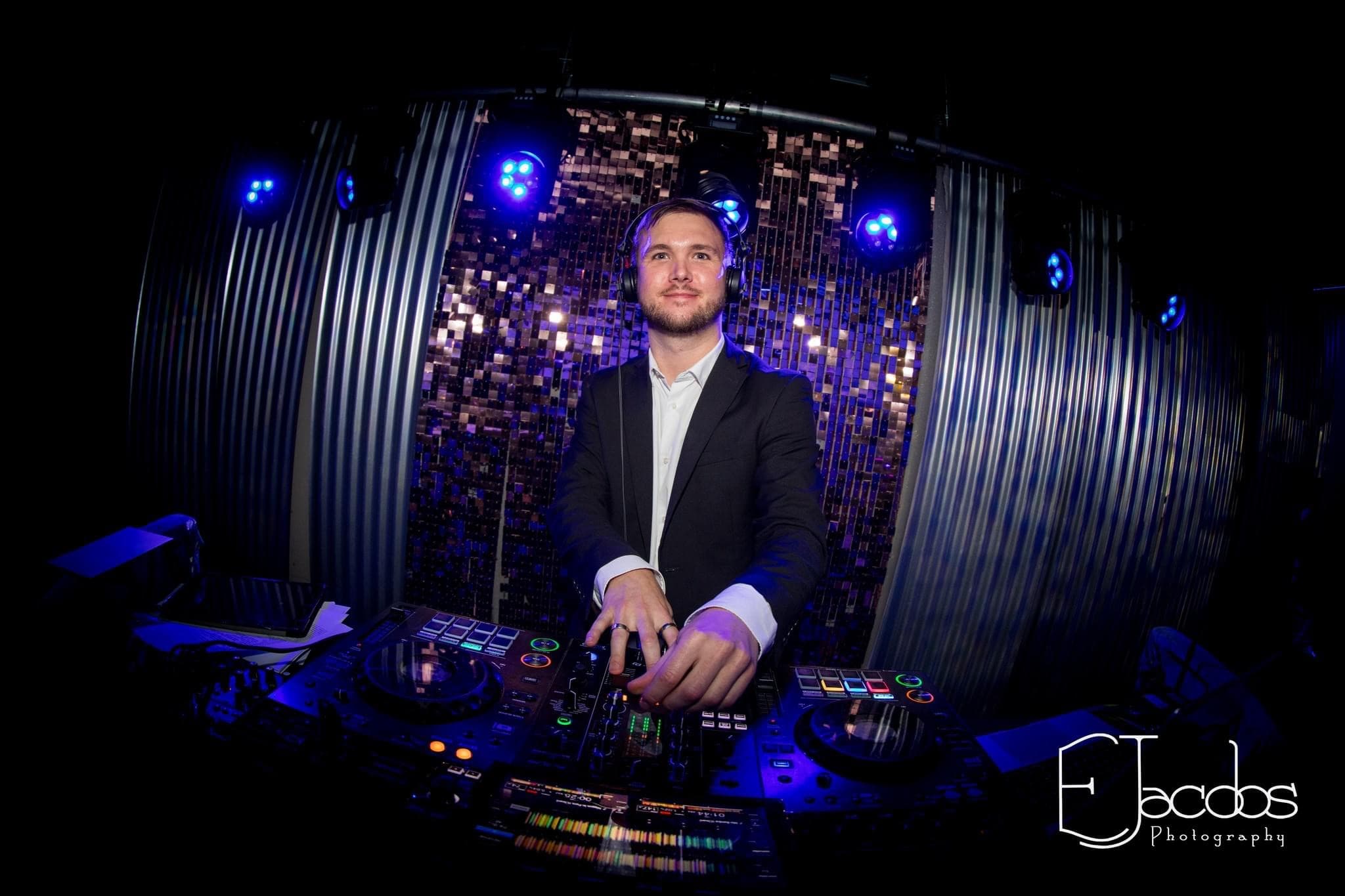 Luxury wedding DJ London - elegant venue setup